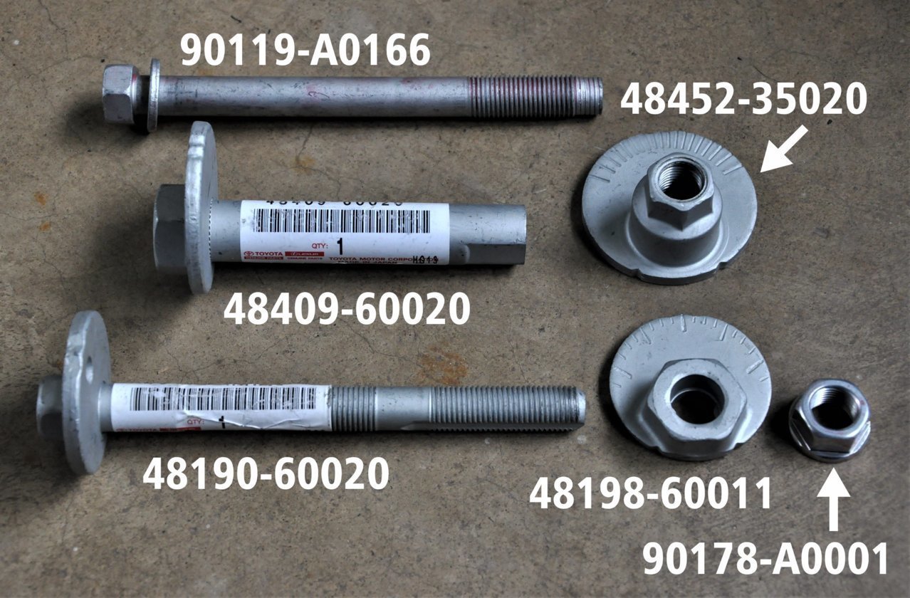 Lower Control Arm Alignment Hardware Explanation On How It Works