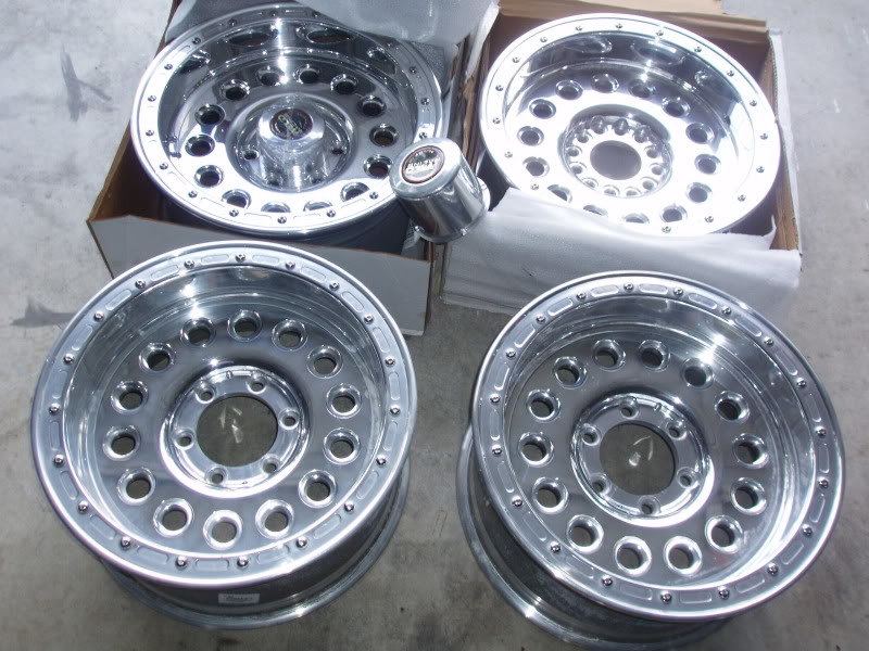 16.5x10” Weld Racing Stone Crusher rims