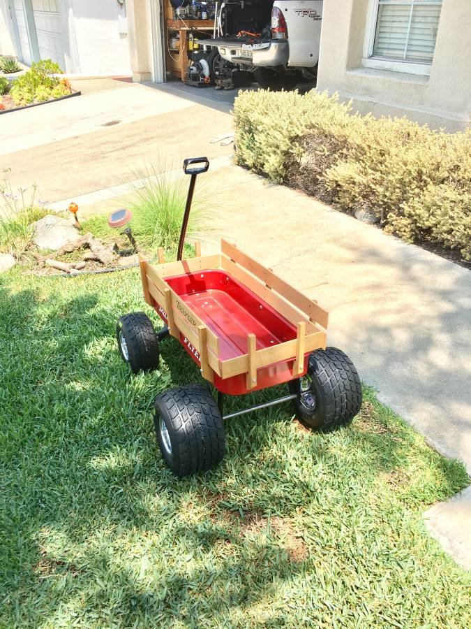 modified radio flyer wagon