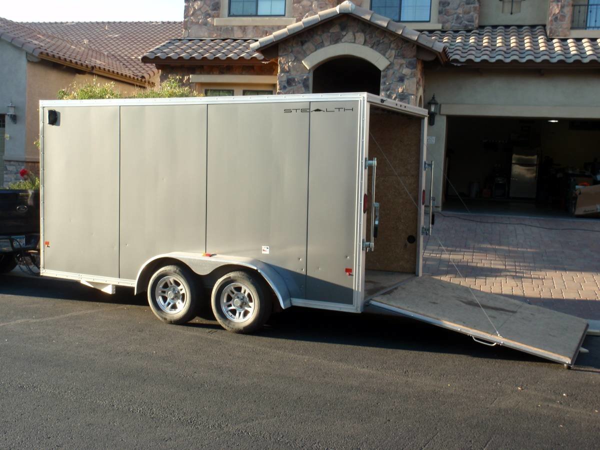 enclosed trailer conversion toy hauler