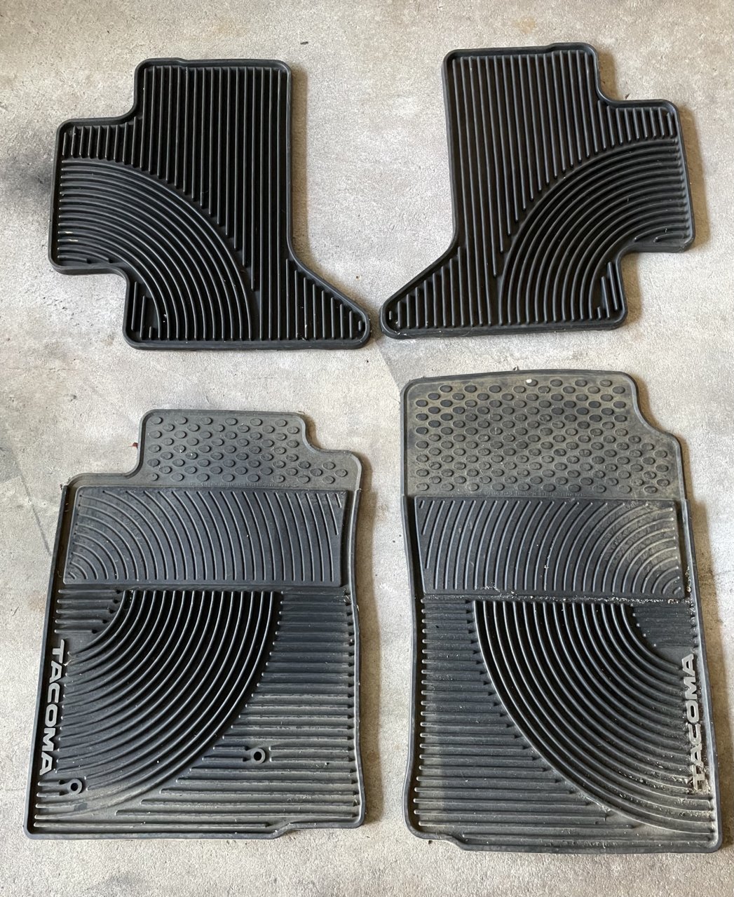 Oem Toyota All Weather Floor Mats Tacoma World 0929