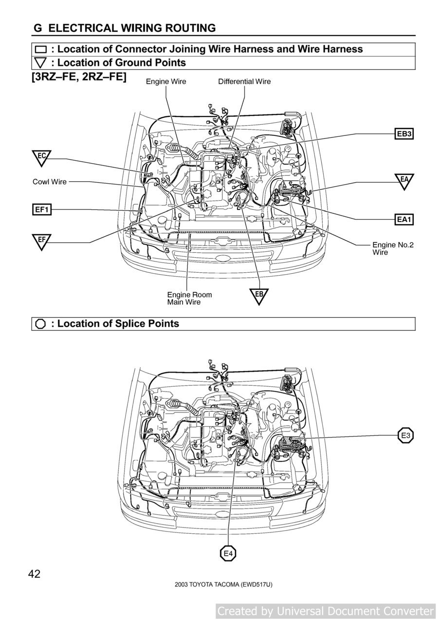 Wiring diagrams 2 4 engine tacoma world