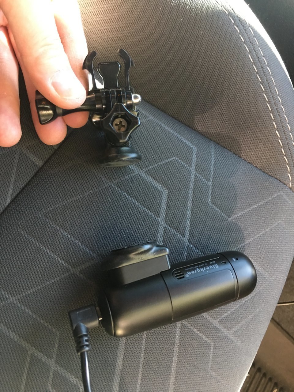 My GoPro mount dash cam solution