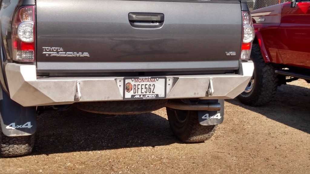 New All Pro 05 Aluminum Rear Bumper Tacoma World