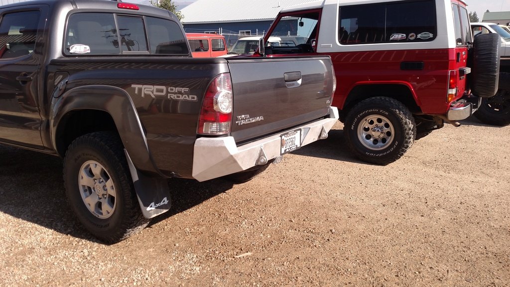 New All Pro 05 Aluminum Rear Bumper Tacoma World