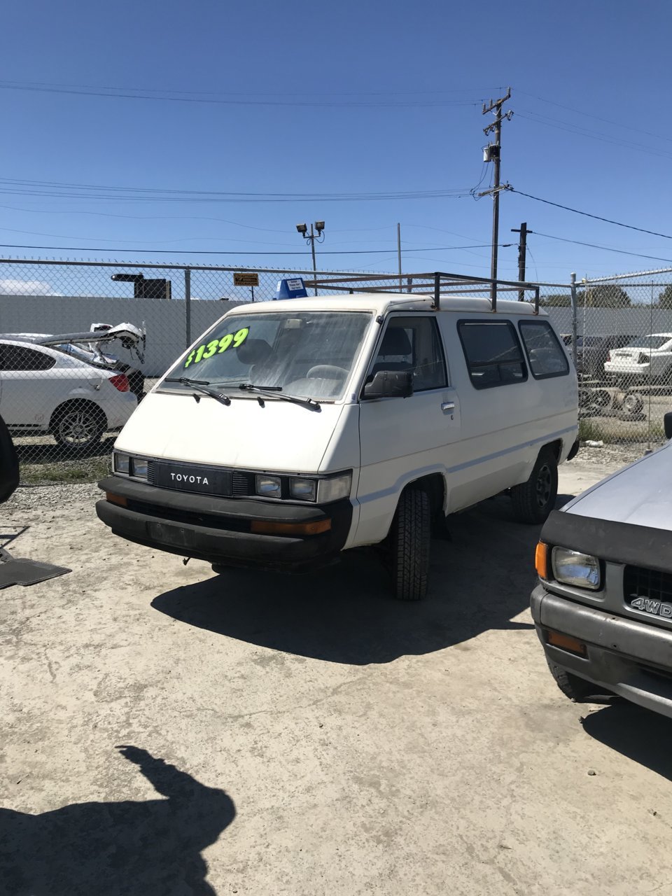 87 sales toyota van