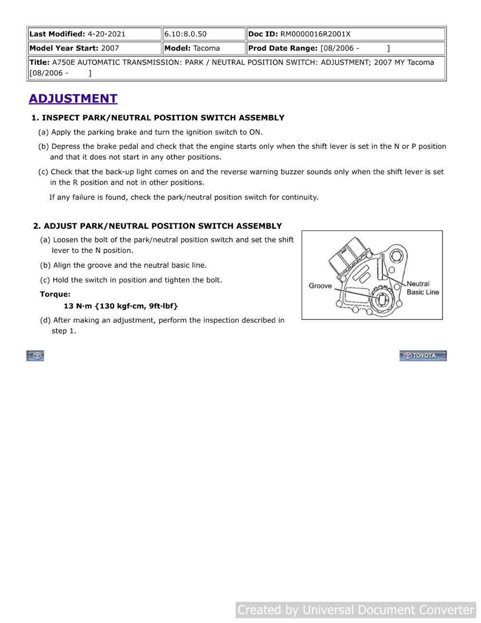 07 Transmission Range Sensor Adjustment.jpg