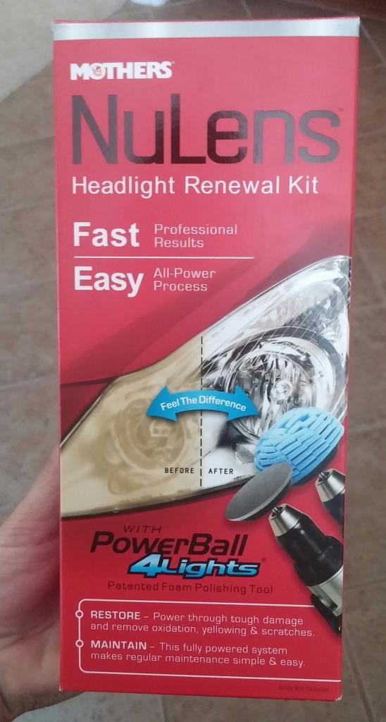 Polishing Headlights..How well does the Mothers Powerball kit work