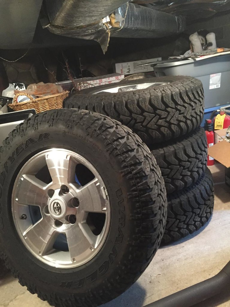 Toyota Tacoma TRD Sport Wheels & Tires Goodyear Wrangler Authority 265/70/17  | Tacoma World