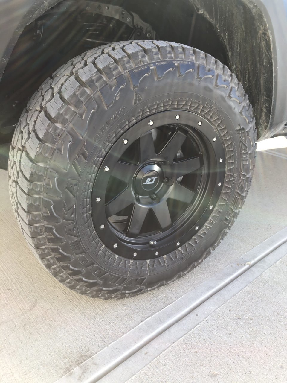 My Falken Wildpeaks have 3 unfinished sidewall treads | Page 2 | Tacoma ...