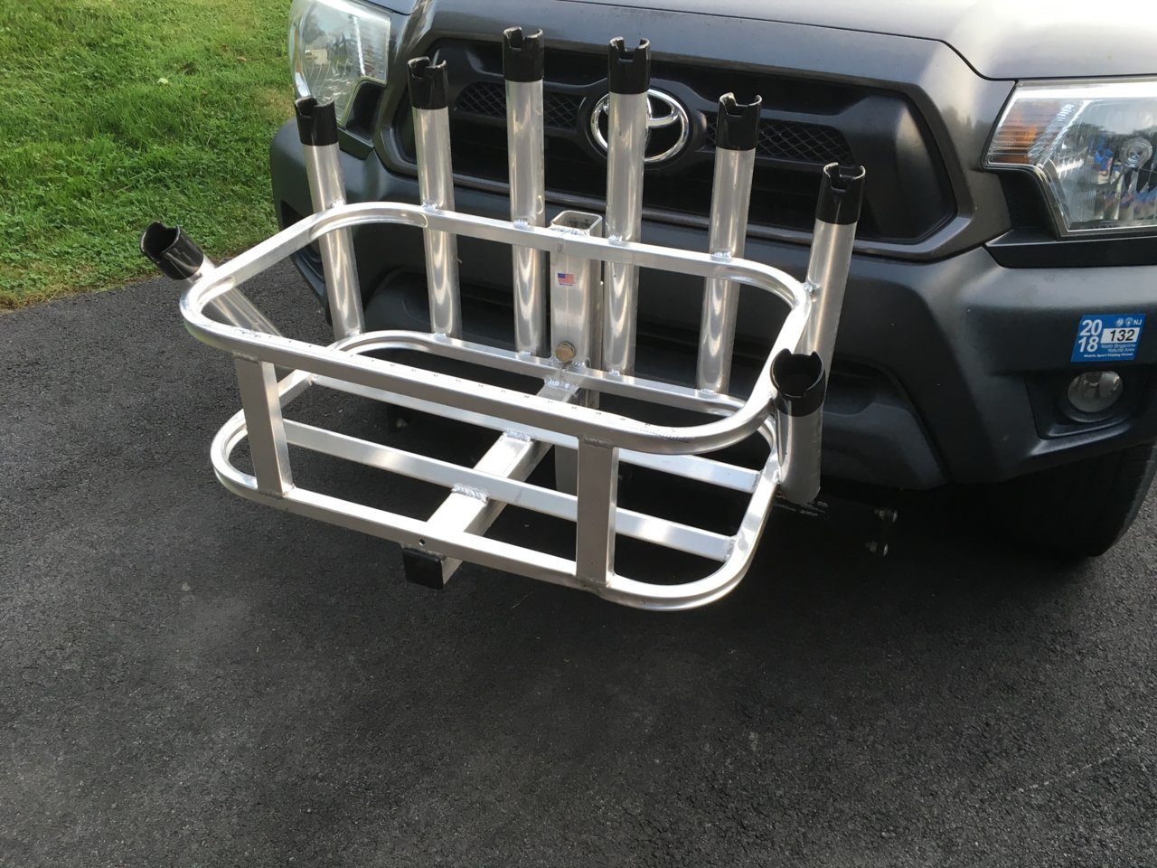 Rod Rack 10 Surf Mate Rod Holder Hitch Mount Fish N Mate by