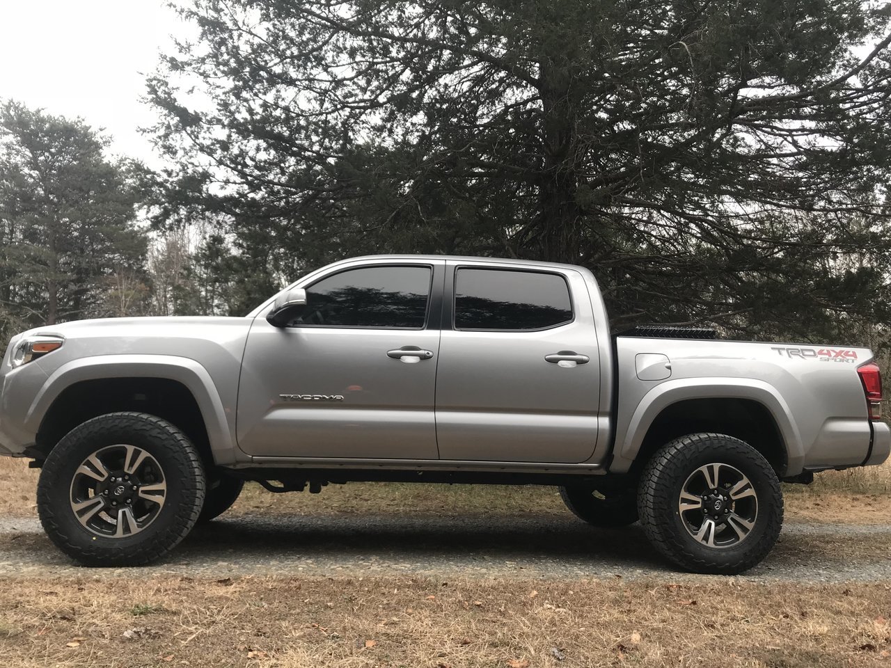 2016 Tacoma 3 in lift - Factory Wheels | Tacoma World