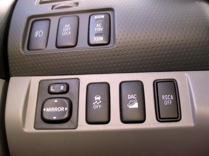 Light switch for 2011 Tacoma | Tacoma World