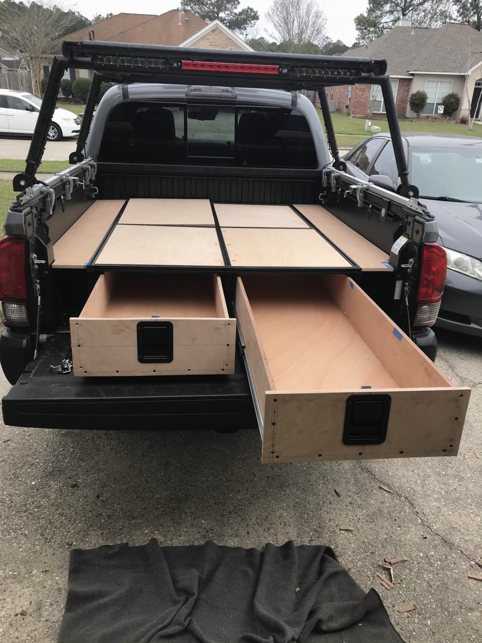 Extruded Aluminum and Plywood Bed box | Tacoma World