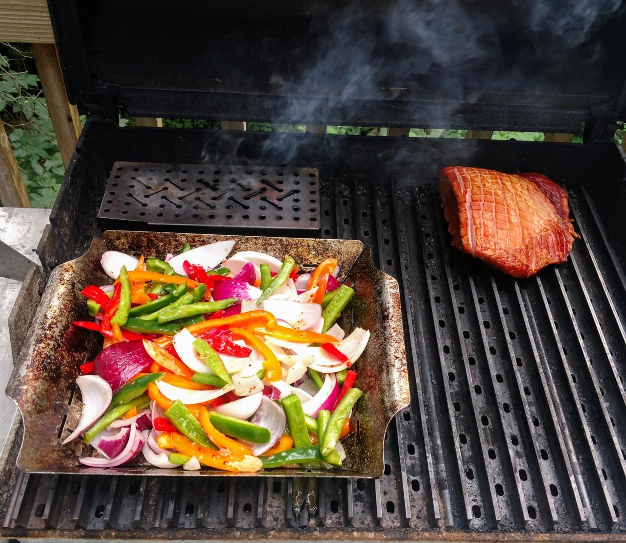 10 ham peppers onions smoking.jpg
