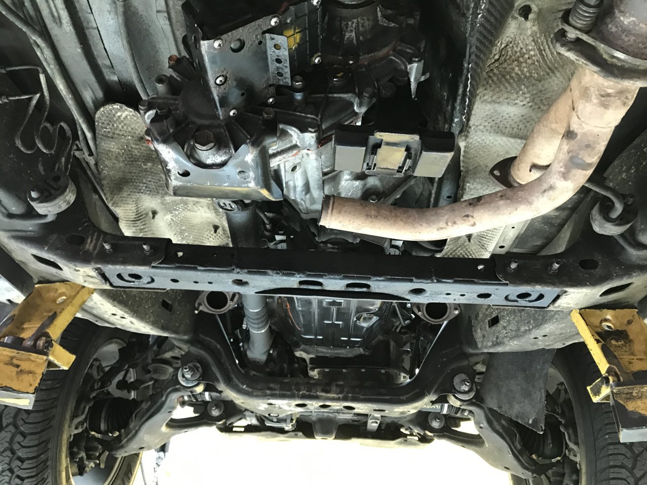 4x4 conversion transmission crossmember issue | Tacoma World