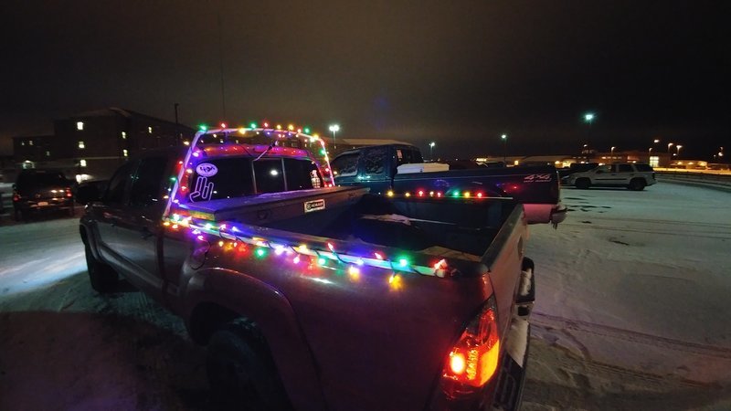 truck christmas lights