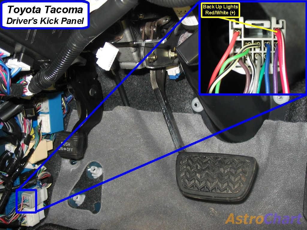 Reverse Lamp Wire near dash | Tacoma World pioneer avh x2700bs harness wiring diagram 