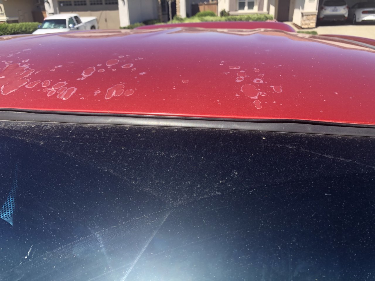 2013 Toyota Corolla clear coat seems to be peeling off. Started