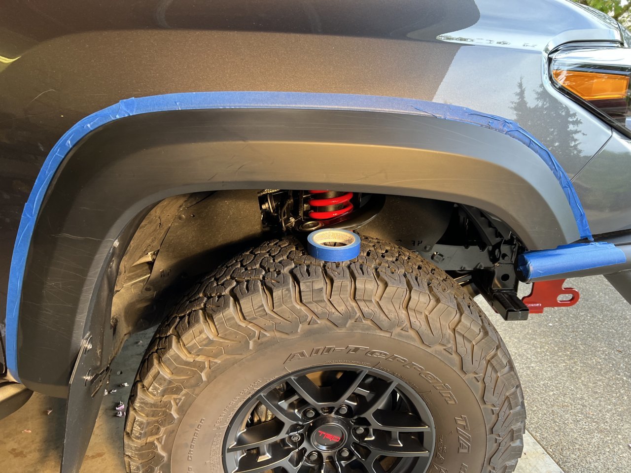 Repairing Scratches/PinStripes on Fender Flares | Tacoma World