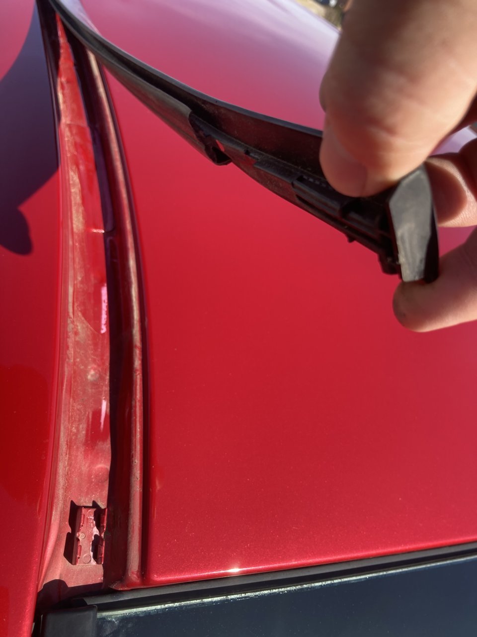 Removing Auto Paint from Rubber/Plastic Trim