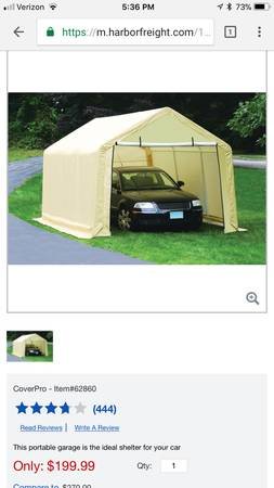 Coverpro portable deals garage 10x17