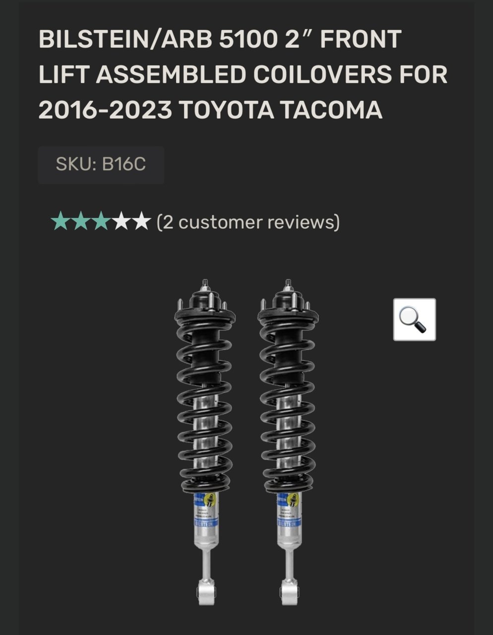 Bilstein 5100s | Tacoma World