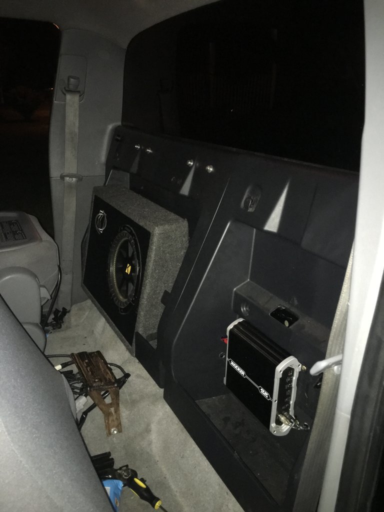 Let's see some subwoofer setups! | Tacoma World