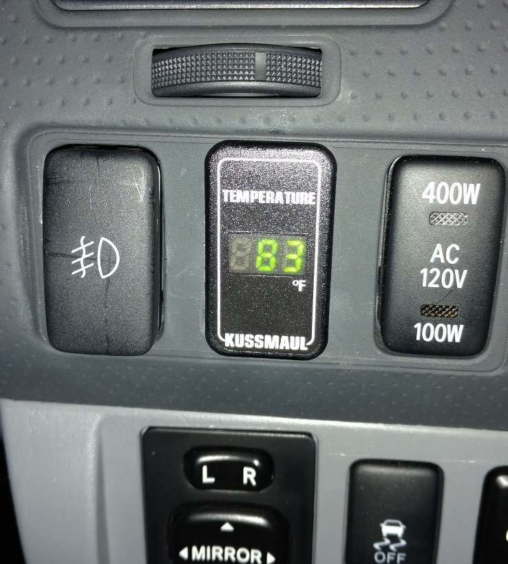 Outside Temperature Gauge Car