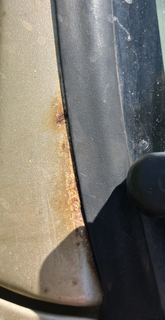 How bad is this windshield rust? | Tacoma World