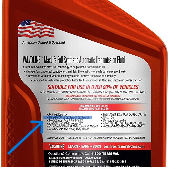 Valvoline Maxlife ATF Transmission Fluid for Honda/Acura