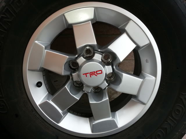 4 Silver FJ Cruiser TRD Wheels | Tacoma World