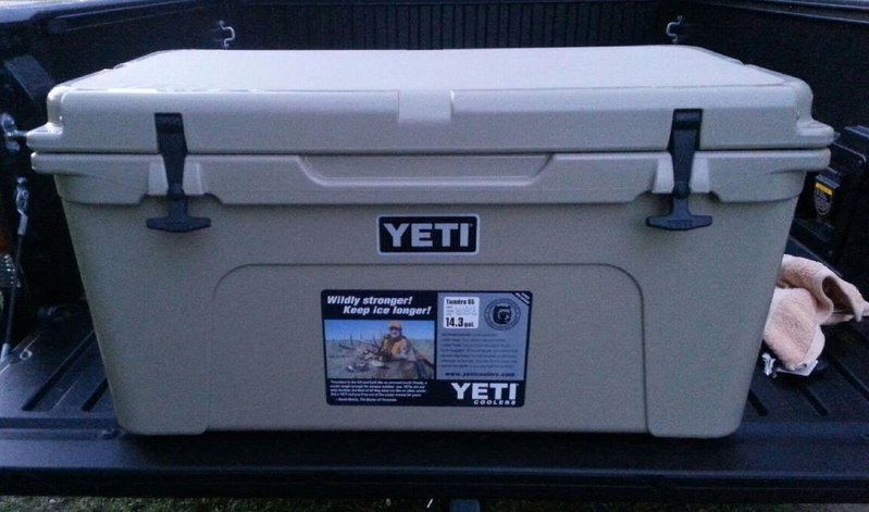 YETI Cooler 75 Wheel Tire Axle Kit THE HANDLE Accessory Included-NO COOLER