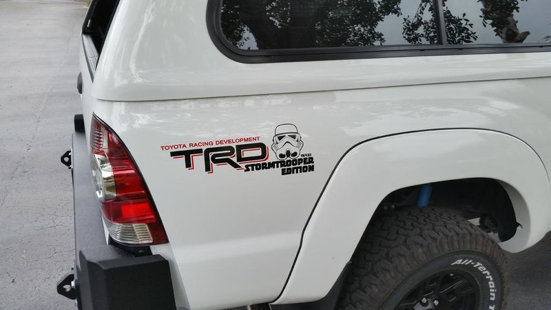 Toyota bed side TRD Off Road Tacoma Tundra decal sticker vinyl Set 1995-2004