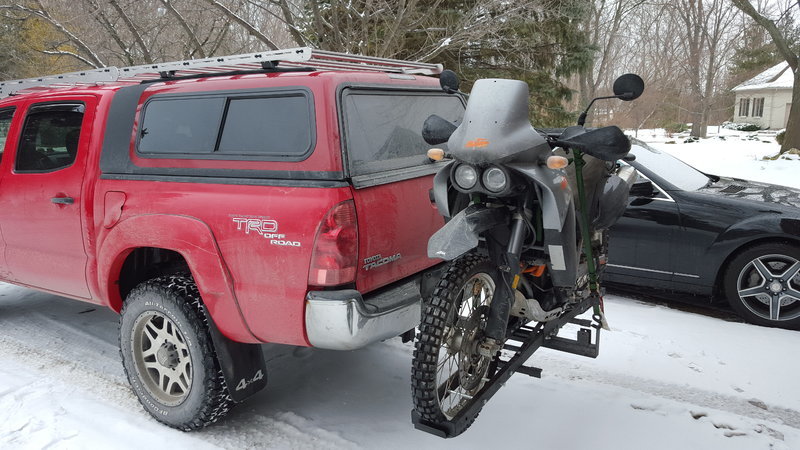 tailgate motorcycle carrier