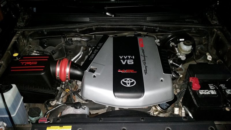Trd Cold Air Intake And Engine Cover Mod Tacoma World