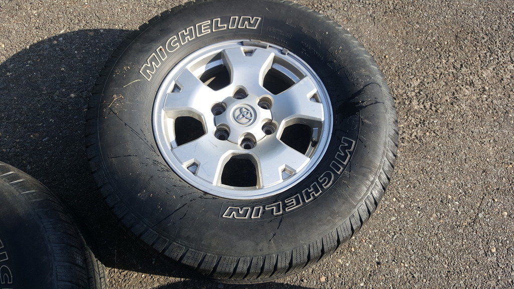 Michelin LTX MS 2 on Toyota Tacoma TRD Wheels - NJ/PA - $425 OBO ...