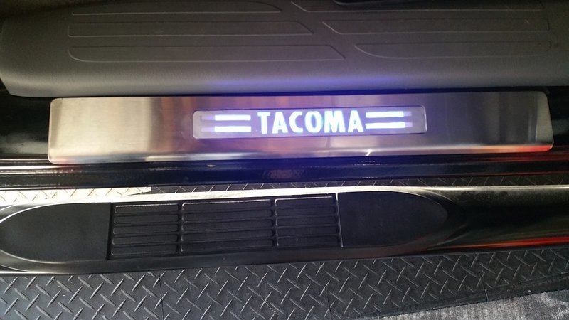 Door sill LEDs | Tacoma World