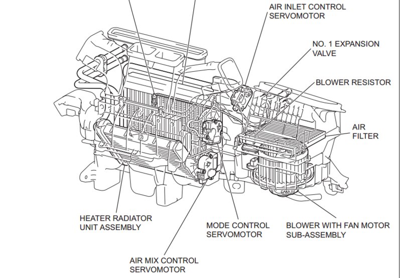 Blend Door Actuator And Heater Control Valve Tacoma World