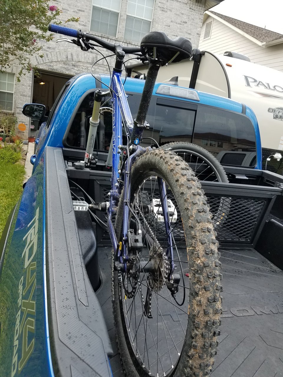 truck bed rail bike rack