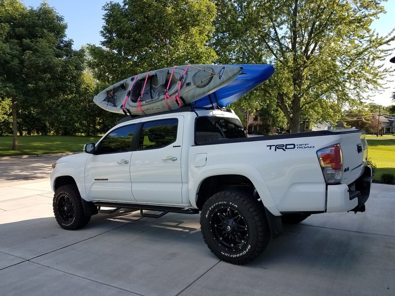 OEM Roof Rack with 2 Kayaks - is it possible? | Page 2 | Tacoma World