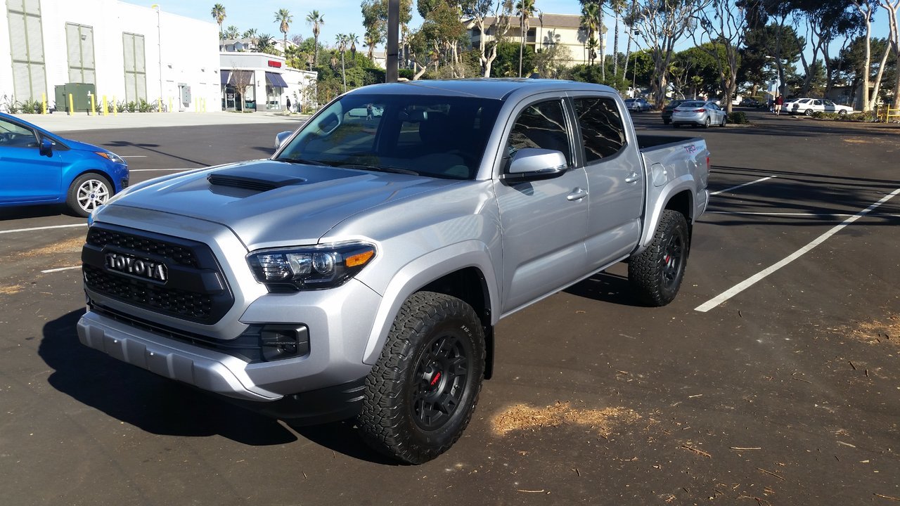 Show me your 3rd Gen Silver TRD Sport w/ Matte Black TRD Pro Wheels ...