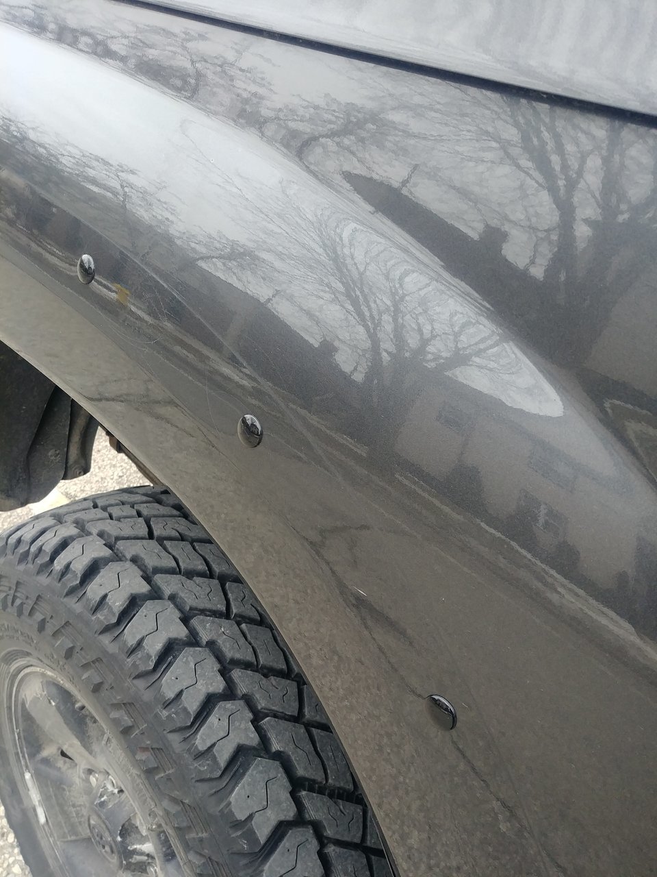 Filling the holes in the fenders after removing the flares Page 12