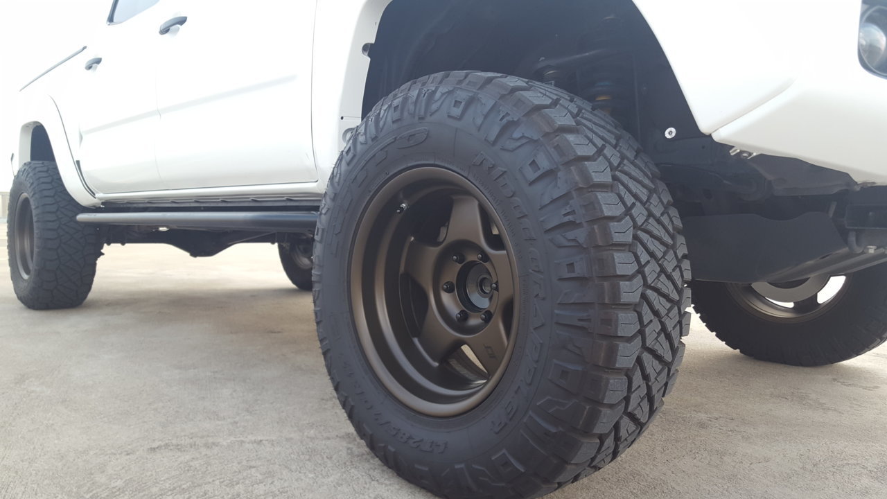 Nitto ridge grapplers. Which sidewall? | Tacoma World