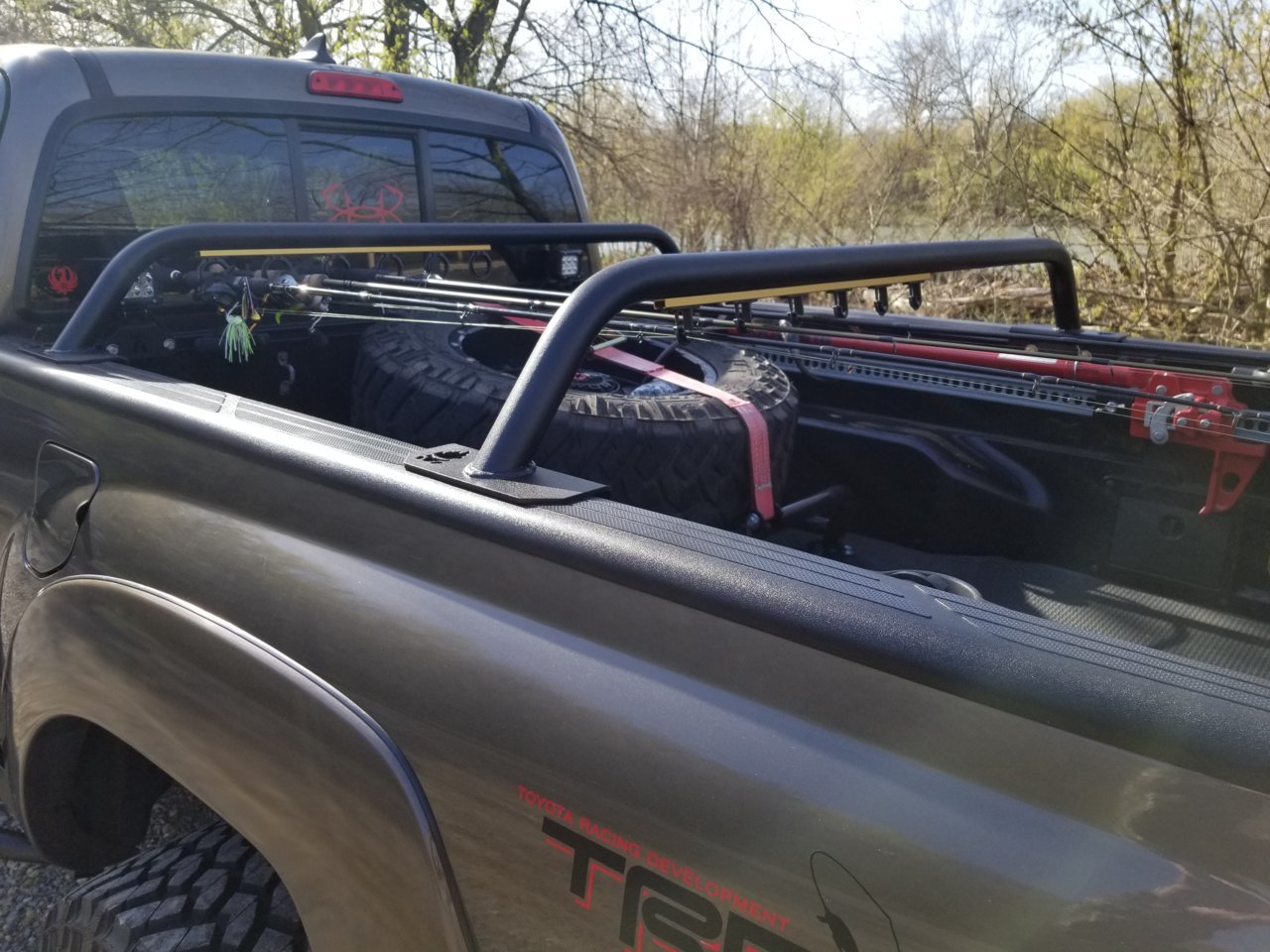 First truck + DIY Fishing rod holders : r/ToyotaTacoma