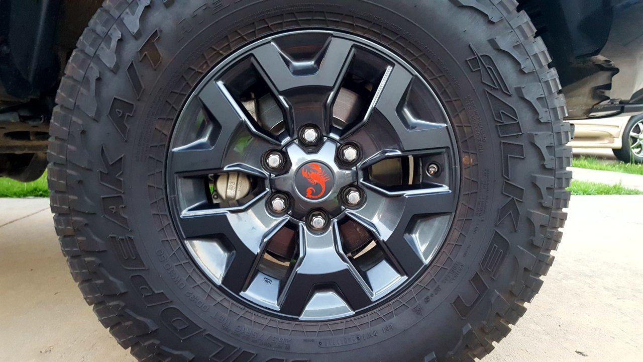 TRD Off Road and Sport Wheel Vinyl, Center Cap Inlays, and Tacoma Decals  for Sale