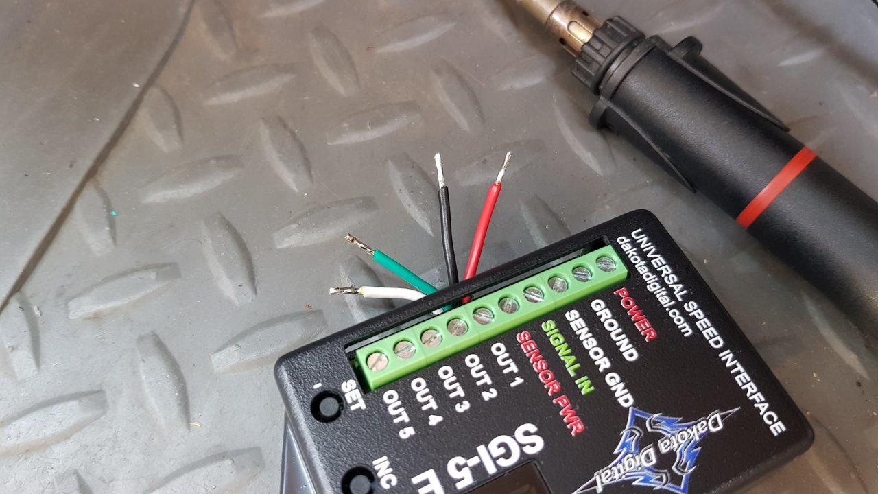 My Dakota Digital SGI5E Install (Speedometer Calibration) World