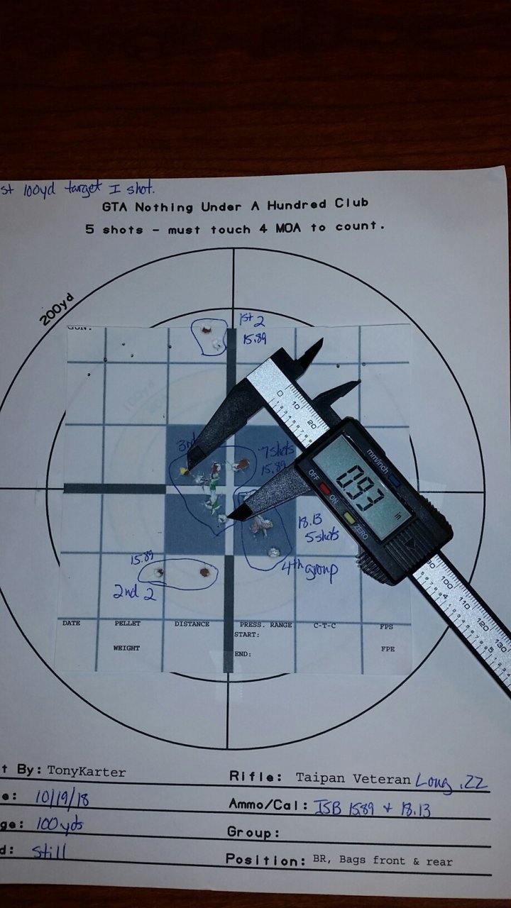 20181019 - 100 yd, at night w zebralight, Taipan Vet Long 22, JSB 15.89, .93 ctc.jpg