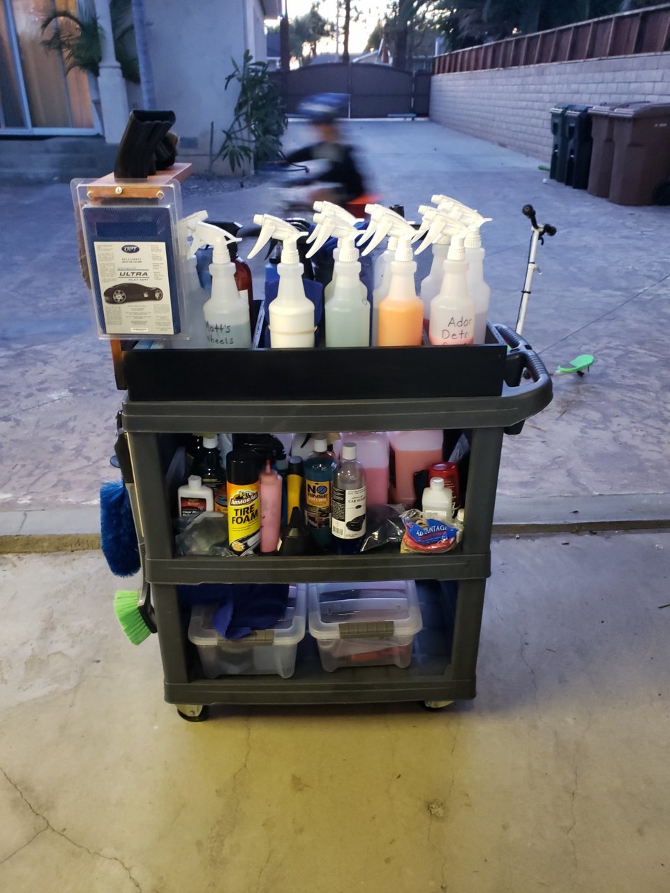 Detailing carts? Post them up