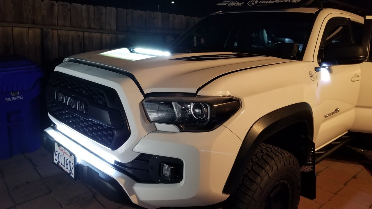 Light Bar in hood scoop | Page 6 | Tacoma World